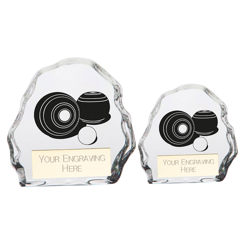 Personalised Engraved Mystique Glass Bowls Award Trophy 2 Sizes Available Free Engraving