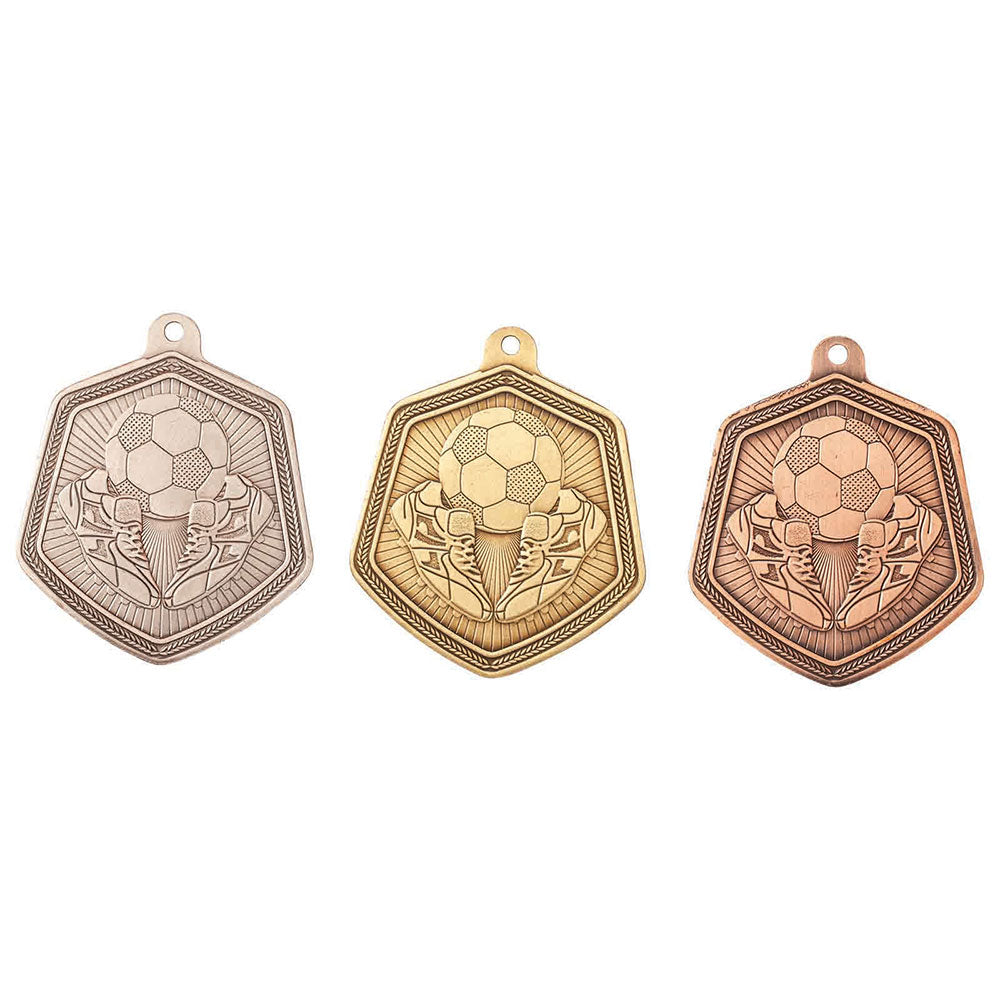 Personalised Engraved Falcon Football Medal 65mm Available In 3 Finishes Free Engraving