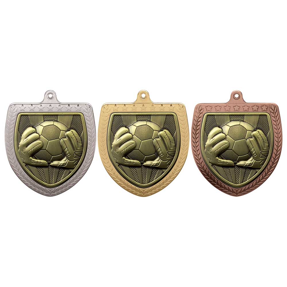 Personalised Engraved Cobra Football Medal 75mm Available In 3 Finishes Free Engraving