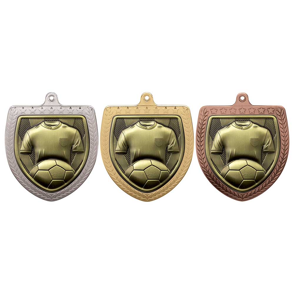 Personalised Engraved Cobra Football Medal 75mm Available In 3 Finishes Free Engraving