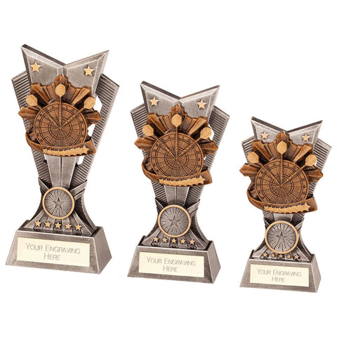 Personalised Engraved Spectre Darts Trophy 3 Sizes Available Free Engraving