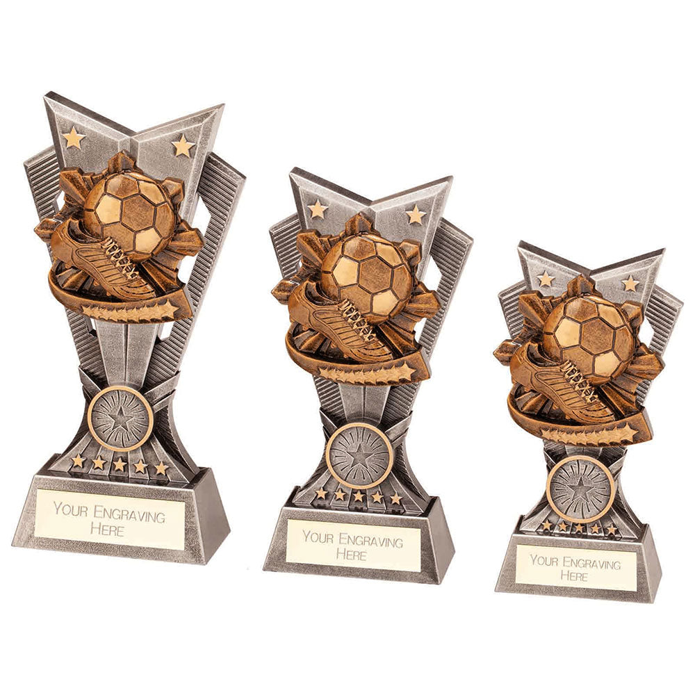 Personalised Engraved Spectre Football Trophy 3 Sizes Available Free Engraving