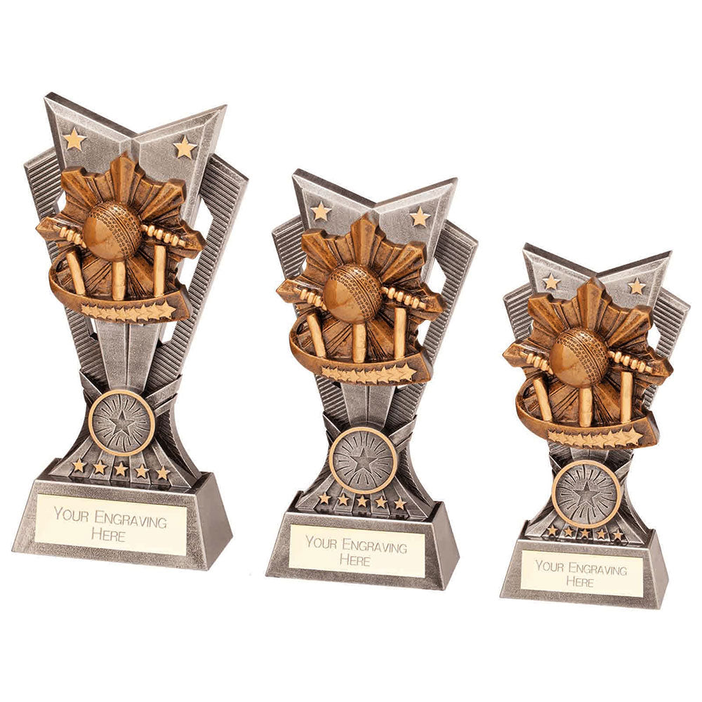 Personalised Engraved Spectre Cricket Trophy 3 Sizes Available Free Engraving
