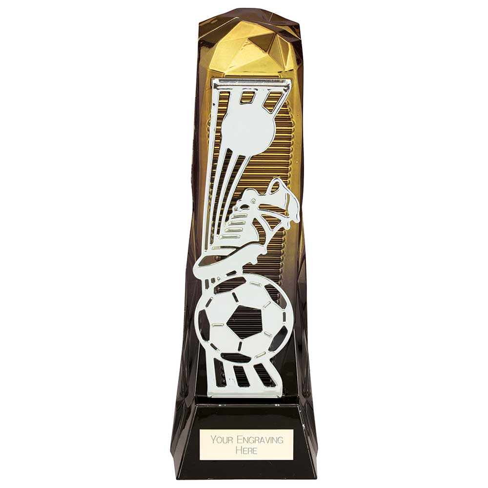 Personalised Engraved Shard Football Trophy Free Engraving