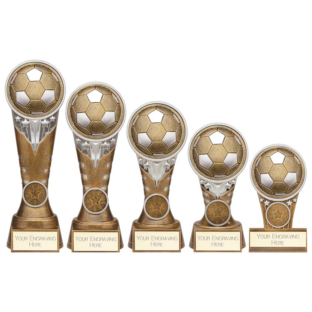 Personalised Engraved Ikon Football Trophy 5 Sizes Available Free Engraving