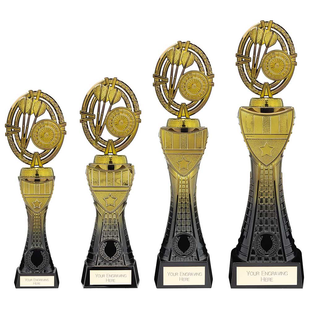Personalised Engraved Fusion Maverick Darts Trophy 4 Sizes Available Free Engraving