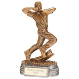 Personalised Engraved Centurion Cricket Bowler Trophy 2 Sizes Available Free Engraving