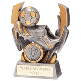 Personalised Engraved Flash Bolt Football Trophy 3 Sizes Available Free Engraving