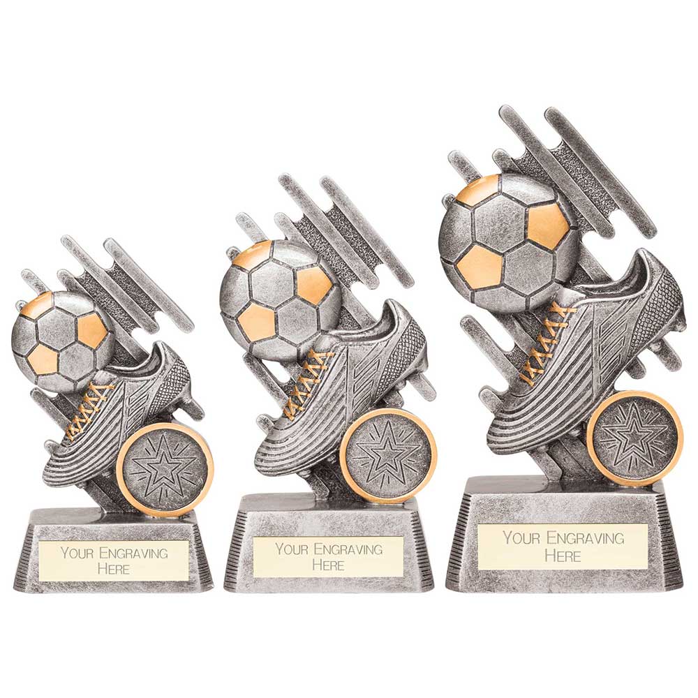Personalised Engraved Focus Football Trophy 3 Sizes Available Free Engraving