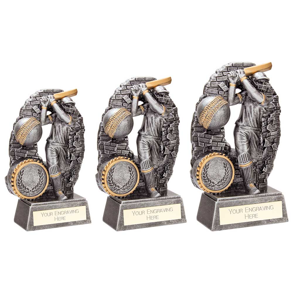 Personalised Engraved Blast Out Cricket Trophy 3 Sizes Available Free Engraving
