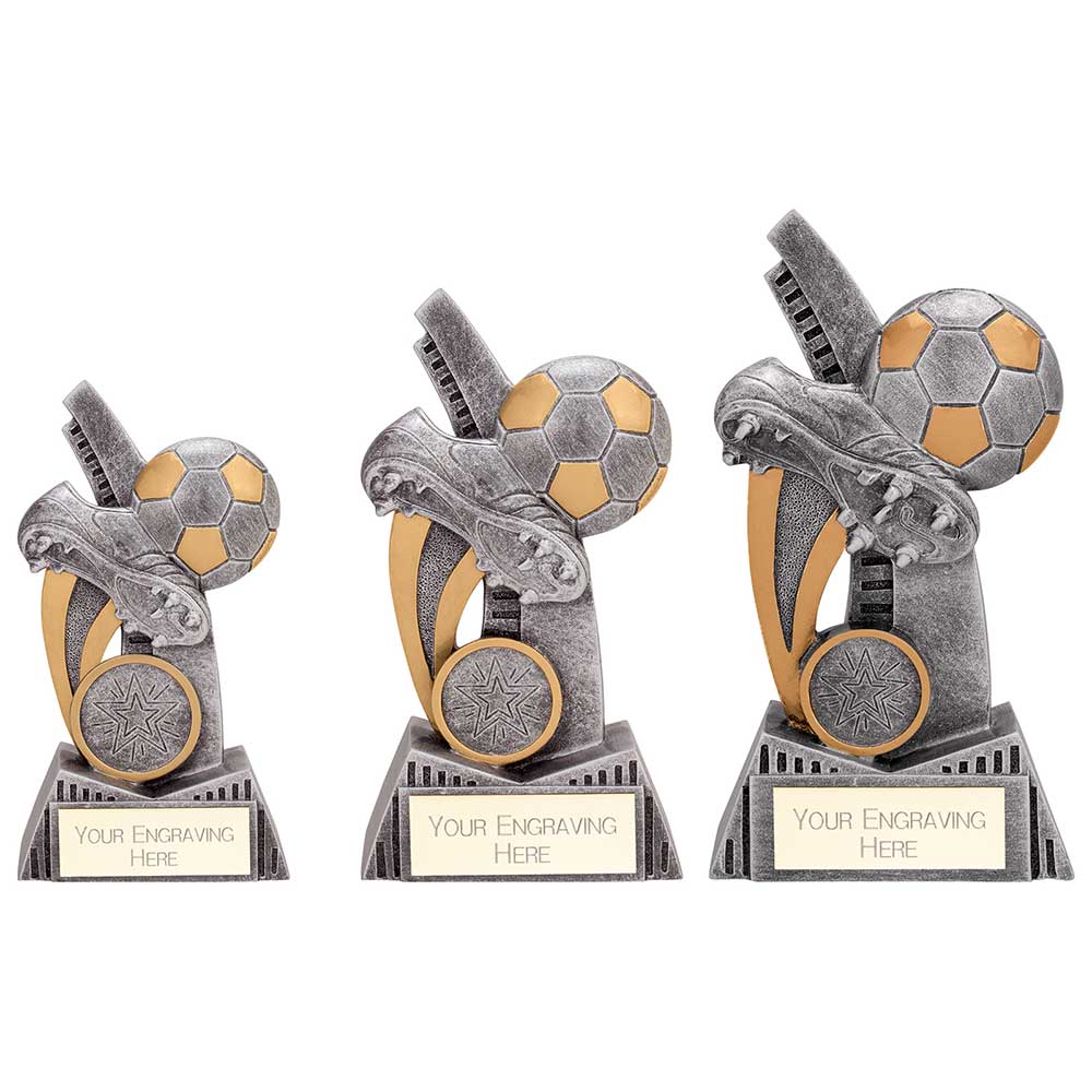 Personalised Engraved Nemesis Football Trophy 3 Sizes Available Free Engraving