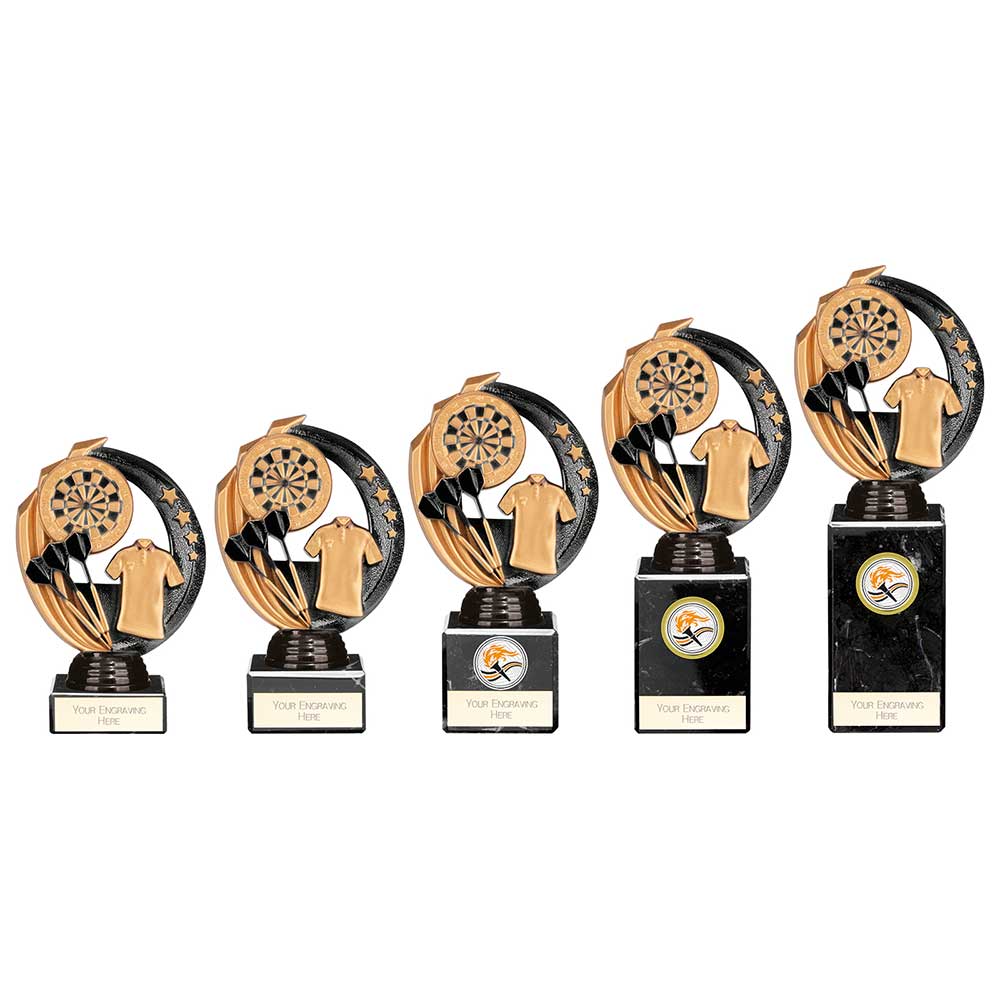 Personalised Engraved Fusion Legend Darts Trophy 5 Sizes Available Free Engraving