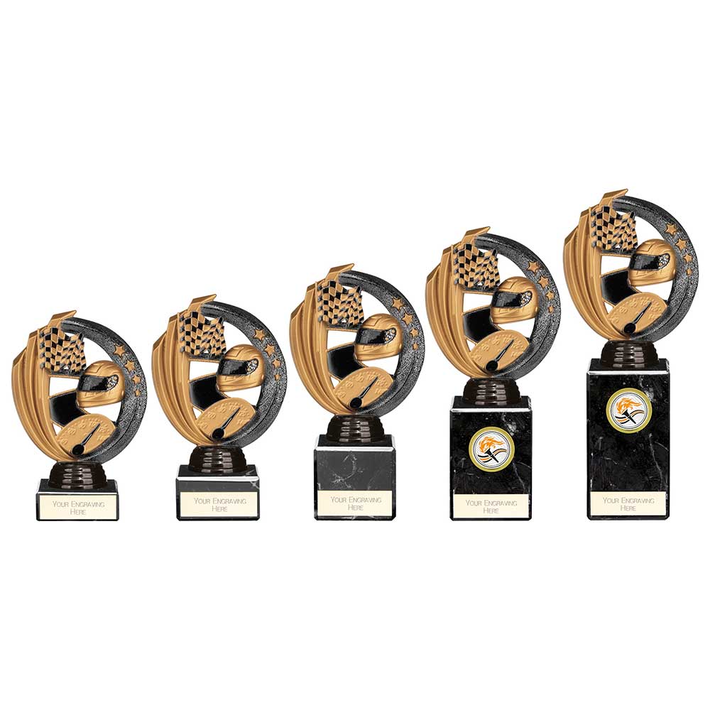 Personalised Engraved Renegade II Legend Motorsport Trophy 5 Sizes Available Free Engraving