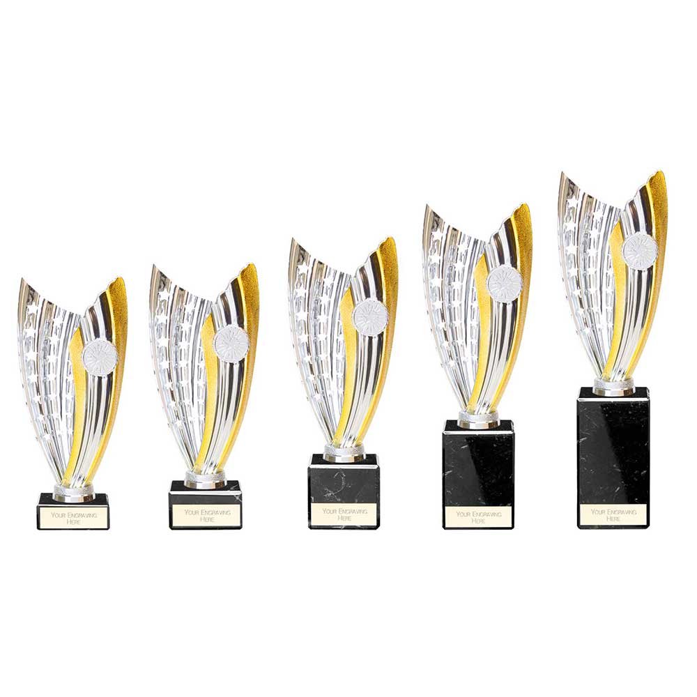 Personalised Engraved Glamstar Legend Any Sport/Multi Sport Marble Based Trophy 3 Sizes Available Free Engraving