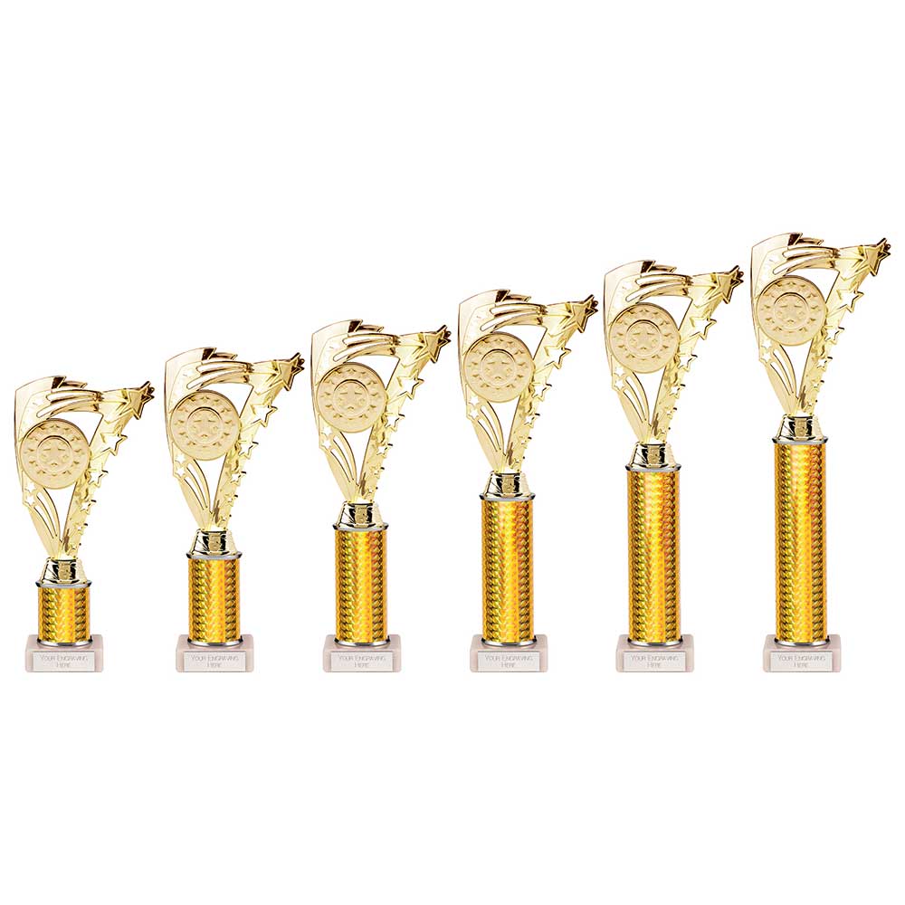 Personalised Engraved Frenzy Any Sport/Multi Sport Marble Based Trophy 6 Sizes Available Free Engraving