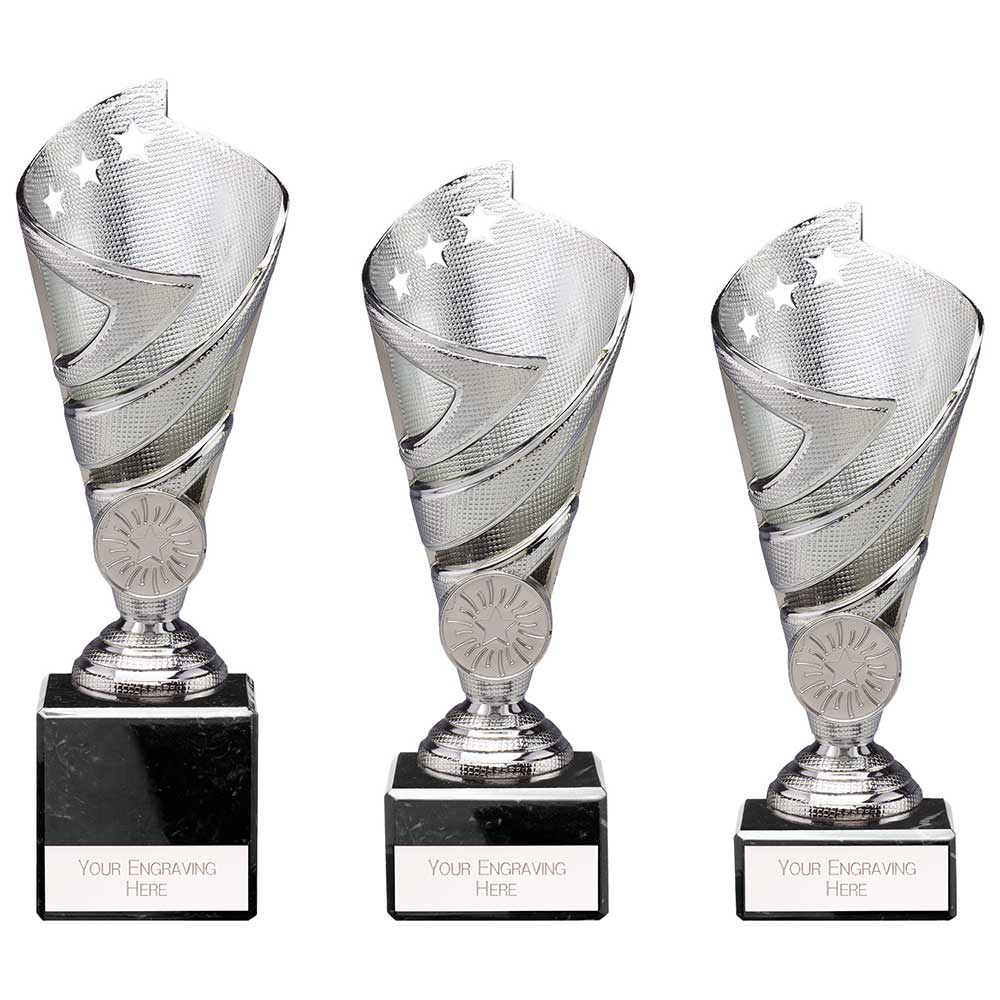 Personalised Engraved Hurricane Any Sport/Multi Sport Marble Based Trophy 3 Sizes Available Free Engraving