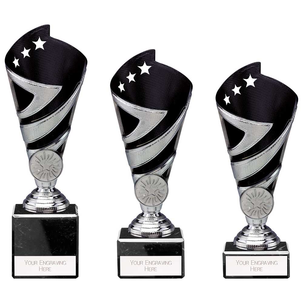 Personalised Engraved Hurricane Any Sport/Multi Sport Marble Based Trophy 3 Sizes Available Free Engraving