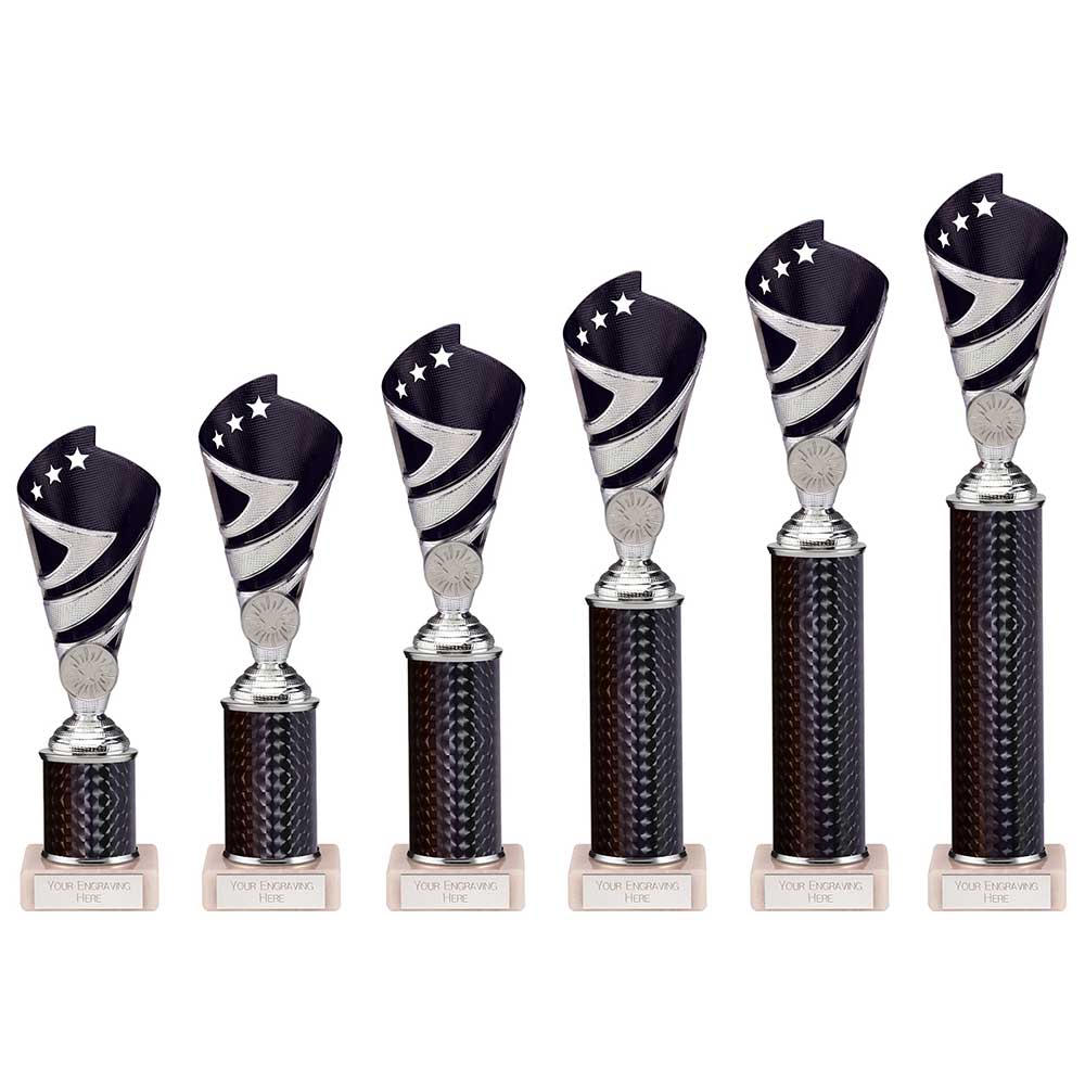 Personalised Engraved Hurricane Any Sport/Multi Sport Marble Based Trophy 6 Sizes Available Free Engraving