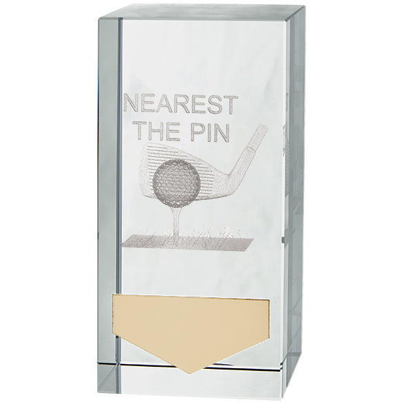 Personalised Engraved Inverness Nearest The Pin Golf Crystal Award Trophy Free Engraving