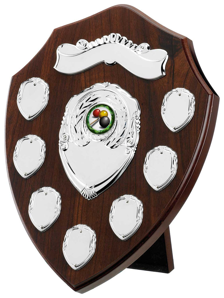 Personalised Engraved Annual Shield Trophy Any Sport/Multi Sport 5 Sizes Available Free Engraving