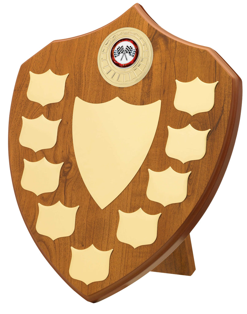 Personalised Engraved Annual Shield Trophy Any Sport/Multi Sport Free Engraving