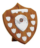 Personalised Engraved Annual Shield Trophy Any Sport/Multi Sport 3 Sizes Available Free Engraving