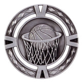 Personalised Engraved Mack V Tech Series Medal Basketball 60mm Available in 3 Finishes Free Engraving