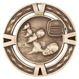 Personalised Engraved Mackenzie V Tech Series Medal Swimming 60mm Available in 3 Finishes Free Engraving
