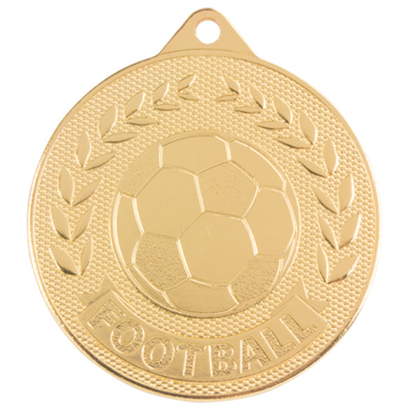 Personalised Engraved Discovery Football Medal 50mm Available In 3 Finishes Free Engraving