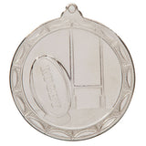 Personalised Engraved Cascade Rugby Medal 50mm Available In 3 Finishes Free Engraving