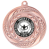 Personalised Engraved Typhoon Medal 55mm Avalable in 3 Finishes Available In Any Sport Free Engraving
