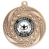 Personalised Engraved Typhoon Medal 55mm Avalable in 3 Finishes Available In Any Sport Free Engraving