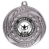 Personalised Engraved Typhoon Medal 55mm Avalable in 3 Finishes Available In Any Sport Free Engraving