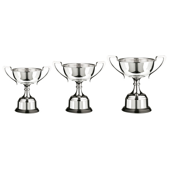 Personalised Engraved Chesterwood Nickel Plated Annual Cup 3 Sizes Available Free Engraving