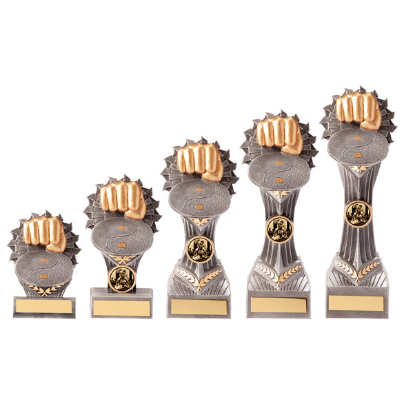 Personalised Engraved Falcon Martial Arts Trophy 5 Sizes Available Free Engraving