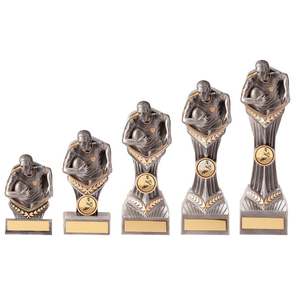 Personalised Engraved Falcon Rugby Trophy 5 Sizes Available Free Engraving