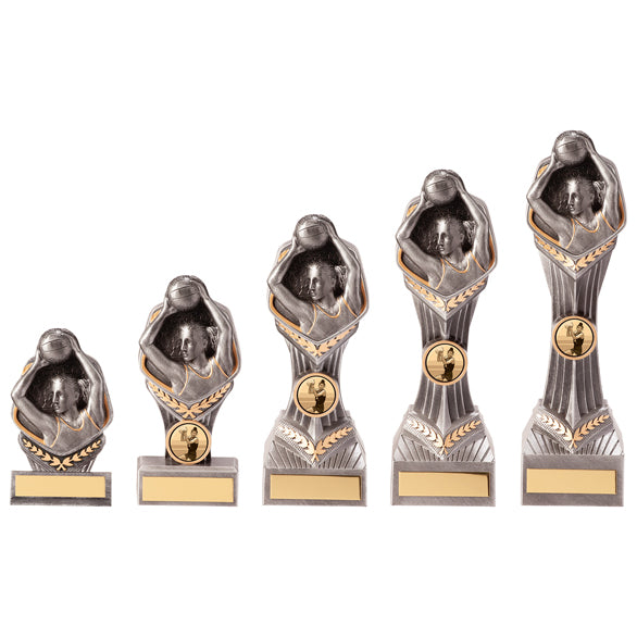 Personalised Engraved Falcon Netball Trophy 5 Sizes Available Free Engraving