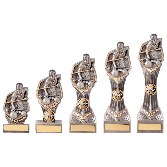 Personalised Engraved Falcon Pool Trophy 5 Sizes Available Free Engraving
