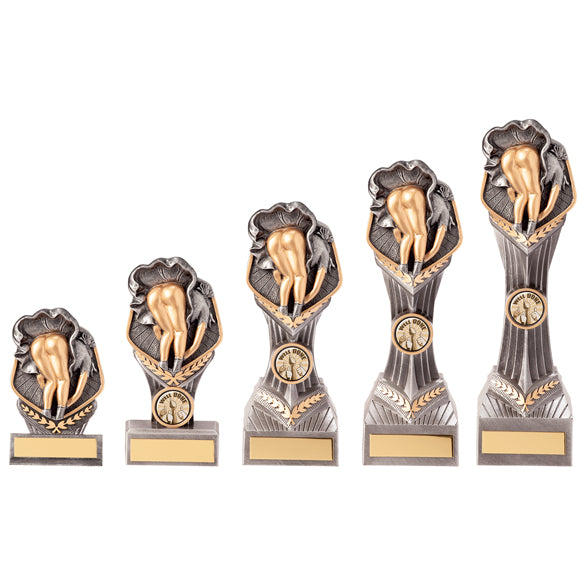 Personalised Engraved Falcon Bottom Trophy 5 Sizes Available Free Engraving
