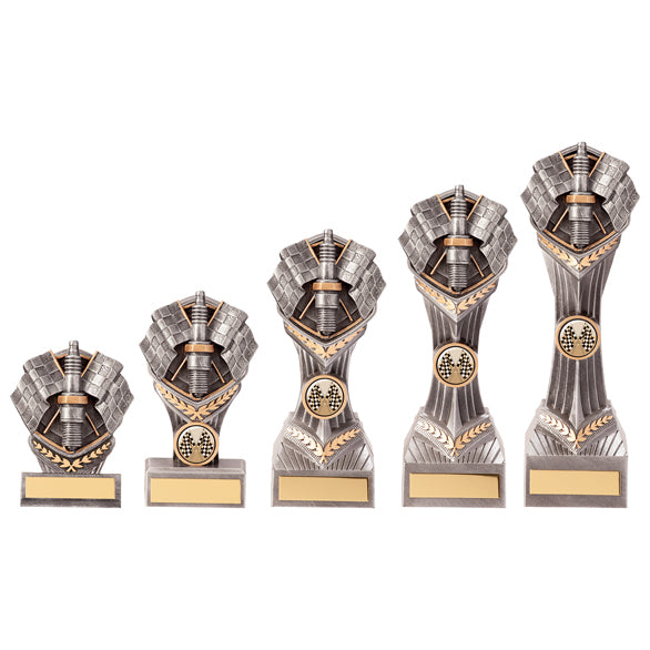 Personalised Engraved Falcon Motorsport Trophy 5 Sizes Available Free Engraving