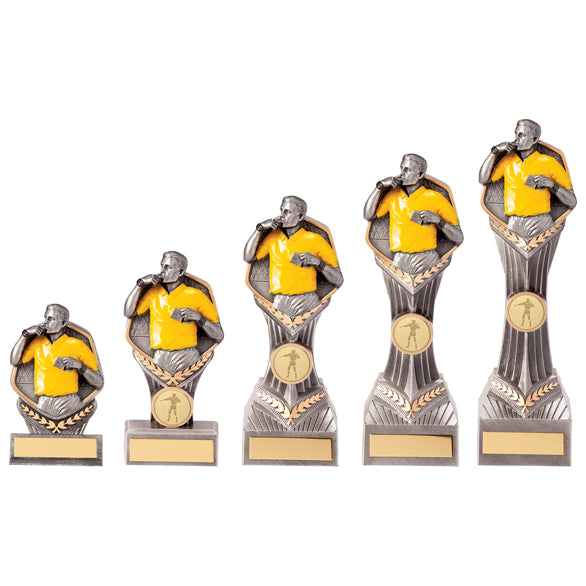 Personalised Engraved Falcon Football Referee Trophy 5 Sizes Available Free Engraving