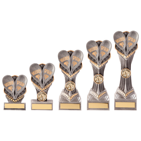 Personalised Engraved Falcon Wooden Spoon Trophy 5 Sizes Available Free Engraving