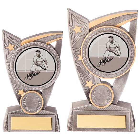 Personalised Engraved Triumph Rugby Trophy 2 Sizes Available Free Engraving
