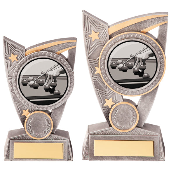 Personalised Engraved Triumph Snooker Trophy 2 Sizes Available Free Engraving