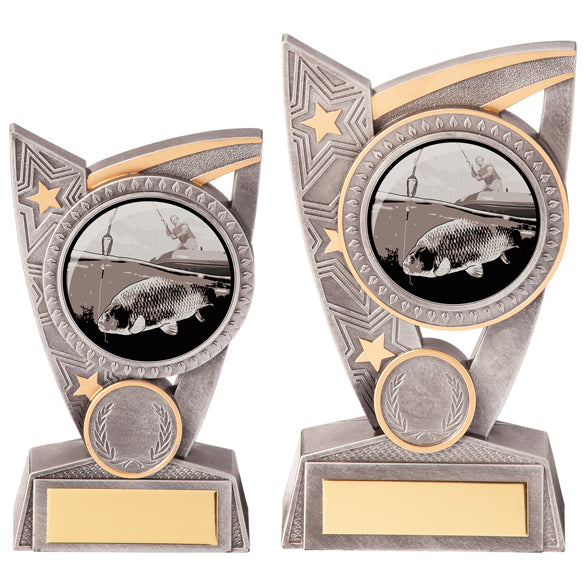 Personalised Engraved Triumph Fishing Trophy 2 Sizes Available Free Engraving