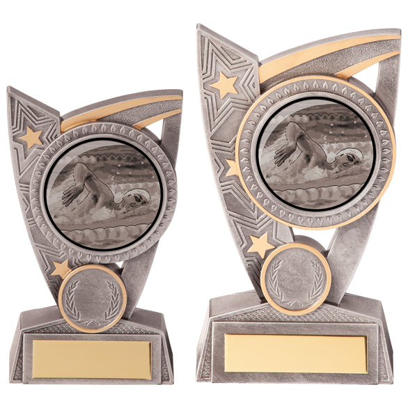 Personalised Engraved Triumph Swimming Trophy 2 Sizes Available Free Engraving