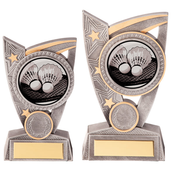 Personalised Engraved Triumph Badminton Trophy 2 Sizes Available Free Engraving