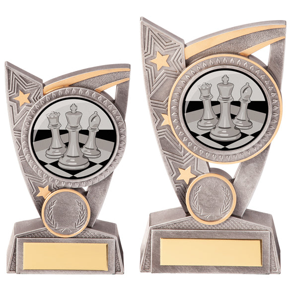 Personalised Engraved Triumph Chess Trophy 2 Sizes Available Free Engraving