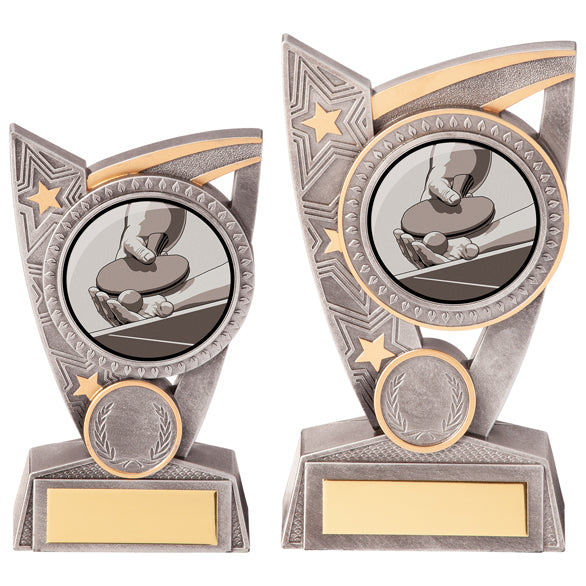 Personalised Engraved Triumph Table Tennis Trophy 2 Sizes Available Free Engraving