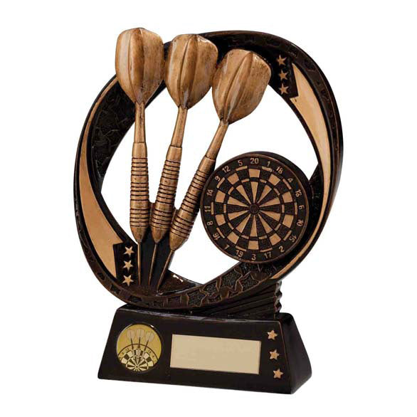 Personalised Engraved Typhoon Darts Trophy Free Engraving